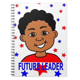 Cartoon Future Leader Image Notebook