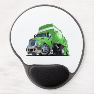 Cartoon garbage truck gel mouse pad