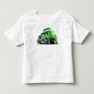Cartoon garbage truck toddler t-shirt