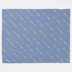 Cartoon Gator Farm Pattern Fleece Blanket