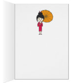 Cartoon Geisha Lady Cards (Inside (Right))