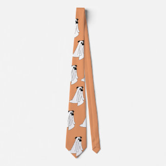 Cartoon Ghost Dog Halloween IPhone Case Neck Tie