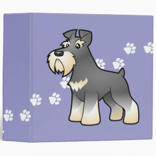 Cartoon Giant/Standard/Miniature Schnauzer Binder