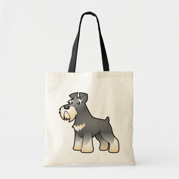 schnauzer tote bag