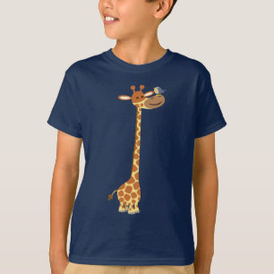 Cartoon Giraffe and Friend children T-shirt