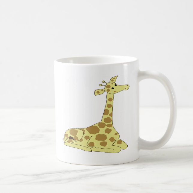Cartoon Giraffe Coffee Mug (Right)