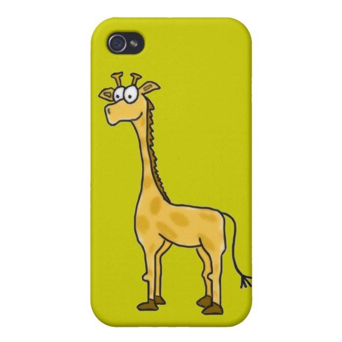 Cartoon Giraffe iPhone 4/4S Cover