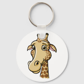Cartoon Giraffe Keychain