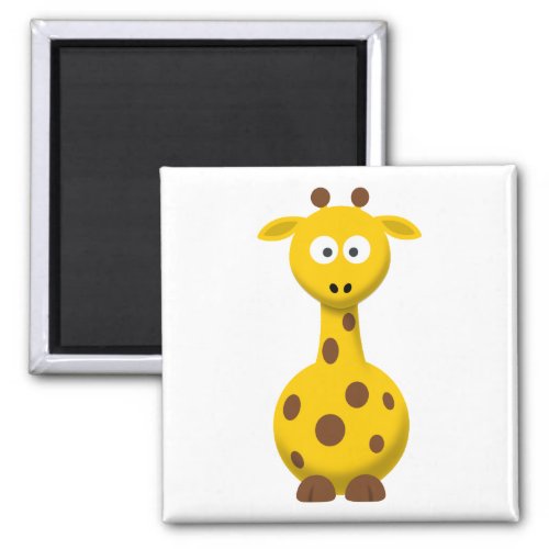 Cartoon Giraffe Magnet