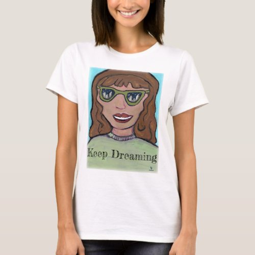 Cartoon Girl Custom Preppy Unique Art T_Shirt