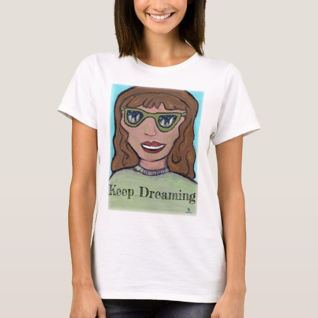 Cartoon Girl Custom Preppy Unique Art T-Shirt (Front)