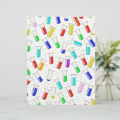 Cartoon glass test tubes (Standing Front)