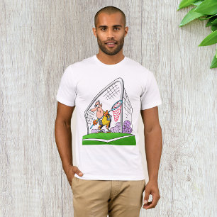 Cartoon Goalkeeper Mens T-Shirt