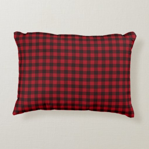 Cartoon Goldendoodles Red Christmas Truck Accent Pillow Zazzle