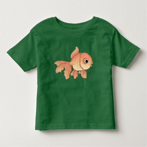 Cartoon Goldfish Toddler T_shirt