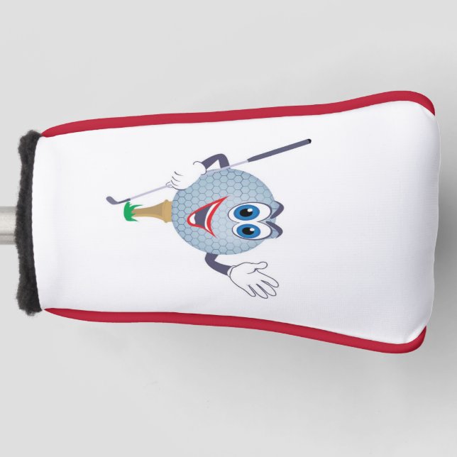 Cartoon Golf Ball Head Cover (Front)