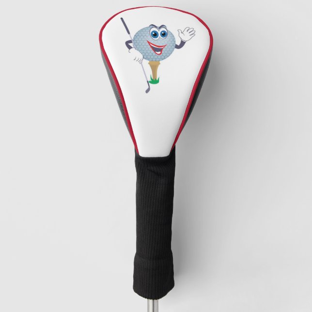 Cartoon Golf Ball Head Cover (Front)