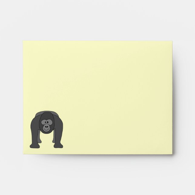 Cartoon Gorilla Envelope (Front)