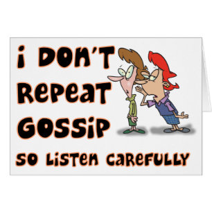 Cartoon Gossip Cards