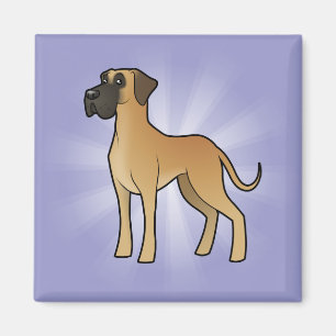 Cartoon Great Dane Magnet