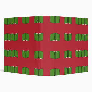 Cartoon Green Book 3 Ring Binder