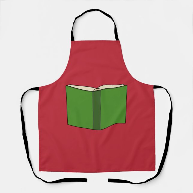 Cartoon Green Book Apron (Front)