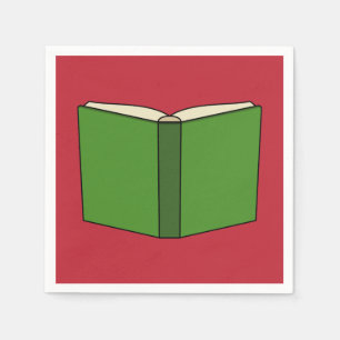 Cartoon Green Book Napkins