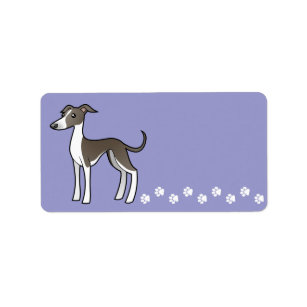 Cartoon Italian Greyhound Invitations Stationery Zazzle