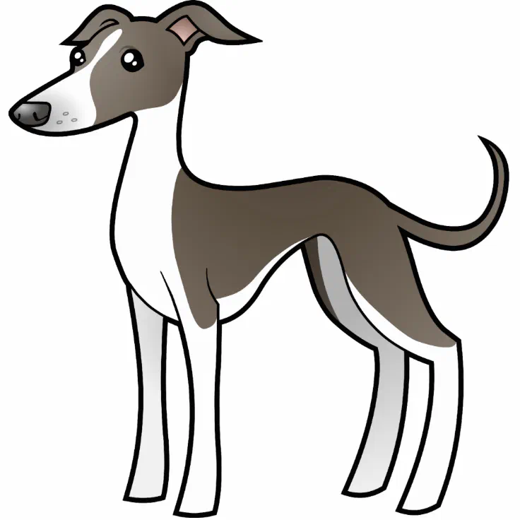Cartoon Greyhound / Whippet / Italian Greyhound Statuette | Zazzle Cartoon Greyhound / Whippet / Italian Greyhound Statuette | Zazzle