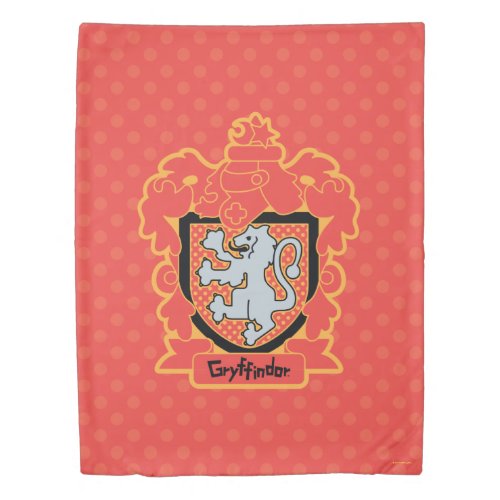 Cartoon Gryffindor Crest Duvet Cover