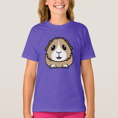 Cartoon Guinea Pig Childrens T_Shirt