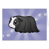 Cartoon Guinea Pig (long hair) (Front Horizontal)