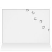 Cartoon Guinea Pig (long hair) Cards (Inside Horizontal (Top))