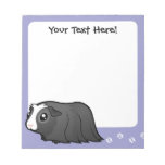 Cartoon Guinea Pig (long Hair) Notepad at Zazzle