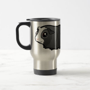 Cartoon Guinea Pig (long hair) Travel Mug