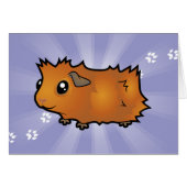 Cartoon Guinea Pig (scruffy) (Front Horizontal)