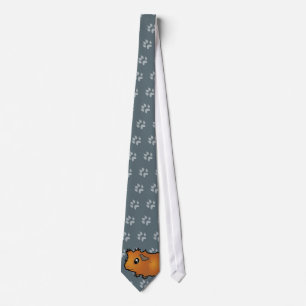 Cartoon Guinea Pig (scruffy) Tie