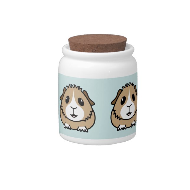 Cartoon Guinea Pig Storage Jar/Cannister Candy Jar (Right)