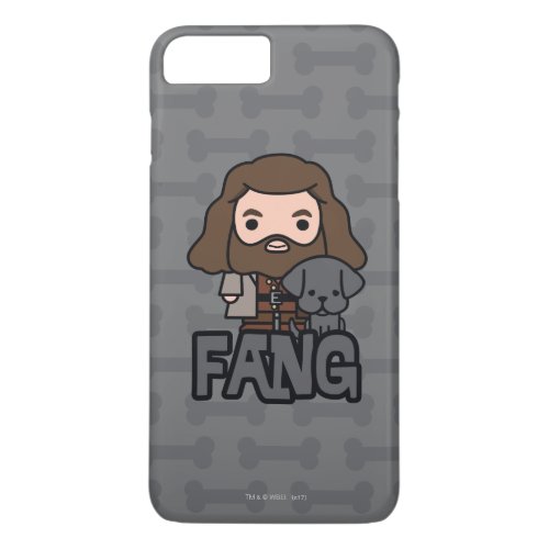 Cartoon Hagrid and Fang Character Art iPhone 8 Plus7 Plus Case