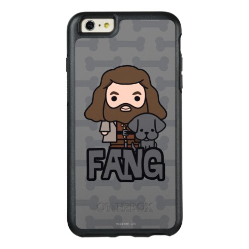 Cartoon Hagrid and Fang Character Art OtterBox iPhone 66s Plus Case