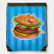 Cartoon hamburger bag
