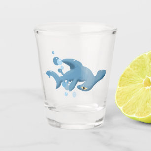 Cartoon Hammerhead Shot Glass