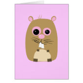 Cartoon Hamster Card (Front)