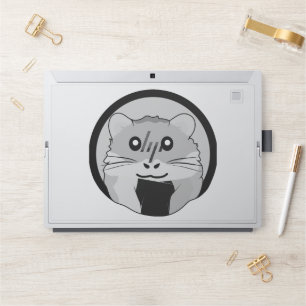 Cartoon Hamster Scarfed Joy HP Laptop Skin