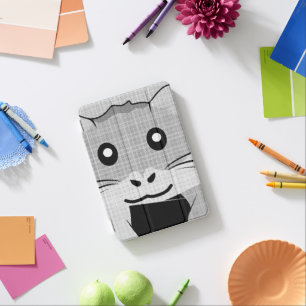 Cartoon Hamster Scarfed Joy iPad Mini Cover