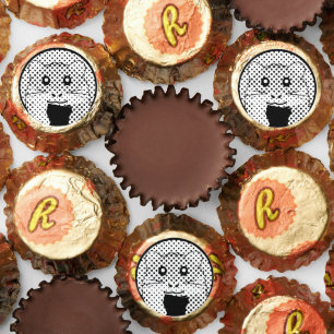 Cartoon Hamster Scarfed Joy Reese's Peanut Butter Cups
