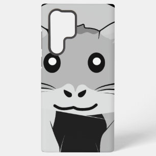Cartoon Hamster Scarfed Joy Samsung Galaxy S22 Ultra Case
