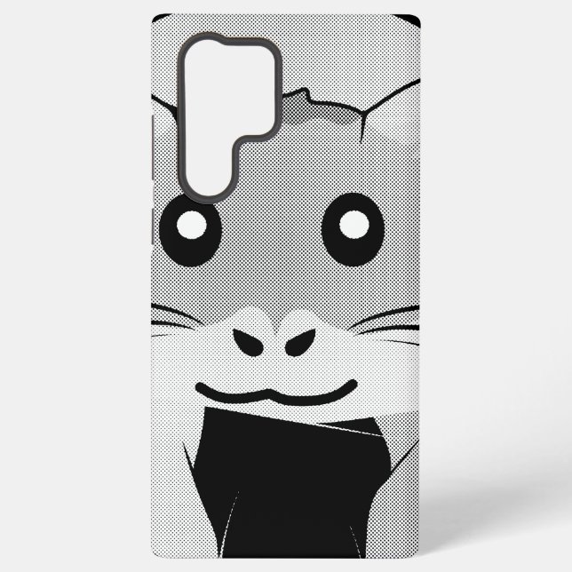 Cartoon Hamster Scarfed Joy Samsung Galaxy Case (Back)