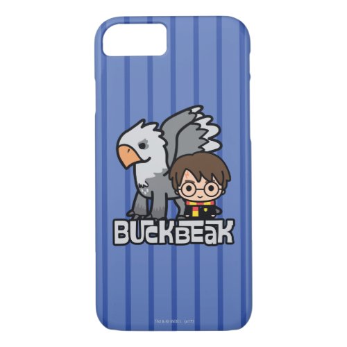 Cartoon Harry Potter and Buckbeak iPhone 87 Case