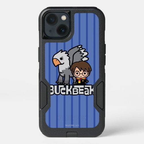 Cartoon Harry Potter and Buckbeak iPhone 13 Case